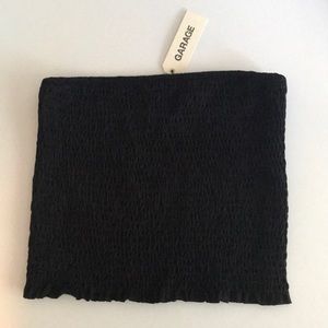 NEW Black Ruffled Tube Top